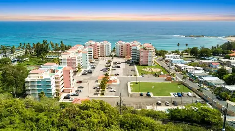 Sunset aerial of community — Penthouse El Mirador, Isabela, Puerto Rico